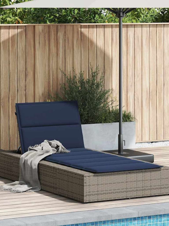 Deckchair Rattan with Cushion 210x100x28cm. Deckchair Rattan with Cushion 210x100x28cm.