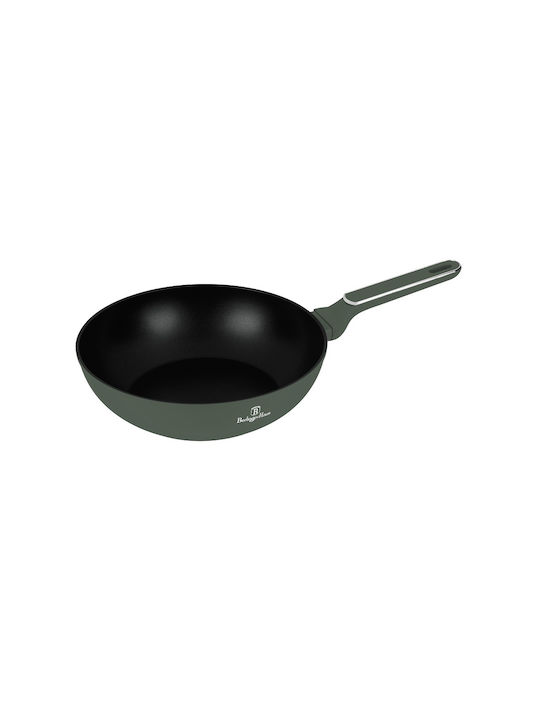 Berlinger Haus Aluminum Wok with Lid Non-Stick Interior Coating 28cm