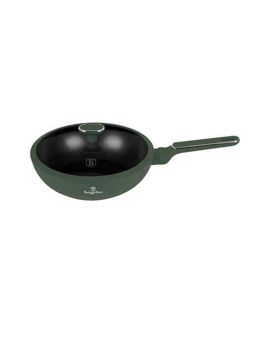 Berlinger Haus Aluminum Wok with Lid Non-Stick Interior Coating 28cm