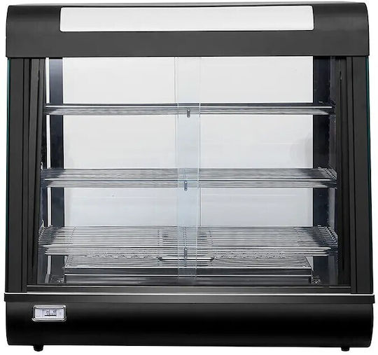 Karni Vitrină încălzită cu cameră 3 Nivele cu Putere 1850W L90 x l44 x Î62 cm