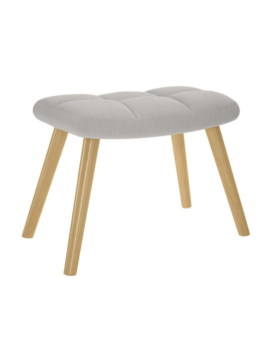Πολυθρόνα με Υποπόδιο Γκρι 61.5x69x95.5cm