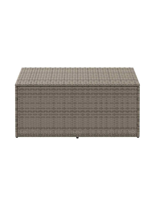 vidaXL Outdoor Storage Box Gray L110xW50xH58cm