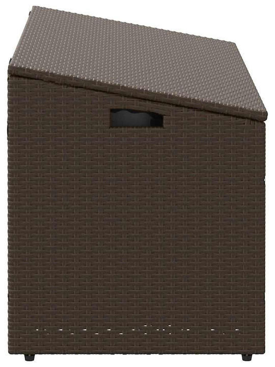 vidaXL Outdoor Storage Box Brown L110xW50xH58cm
