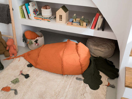 Lorena Canals Kids Throw Pillow Cathy The Carrot 55cm Orange