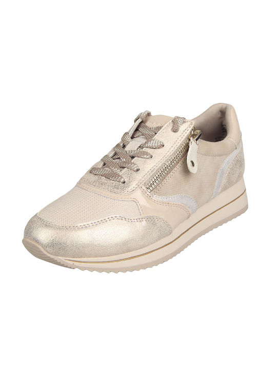 Jana Softline Sneakers Beige Gold