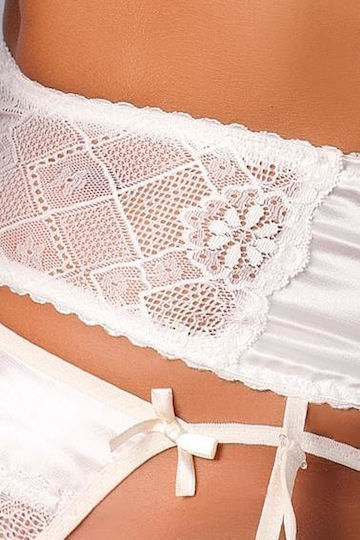Casmir Lingerie Aurelia 200 Sexy Dessous-Set White
