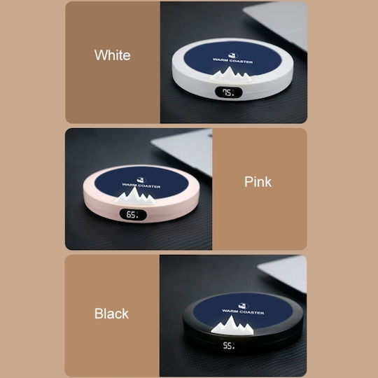Usb Intelligent Constant Temperature Automatic Heating Coaster Βόρειο Ημισφαίριο Ροζ