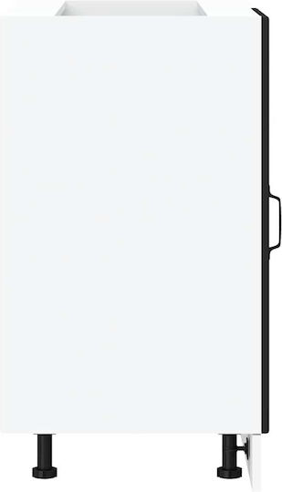 Eckschrank Boden Black 86x46x81.5Stück