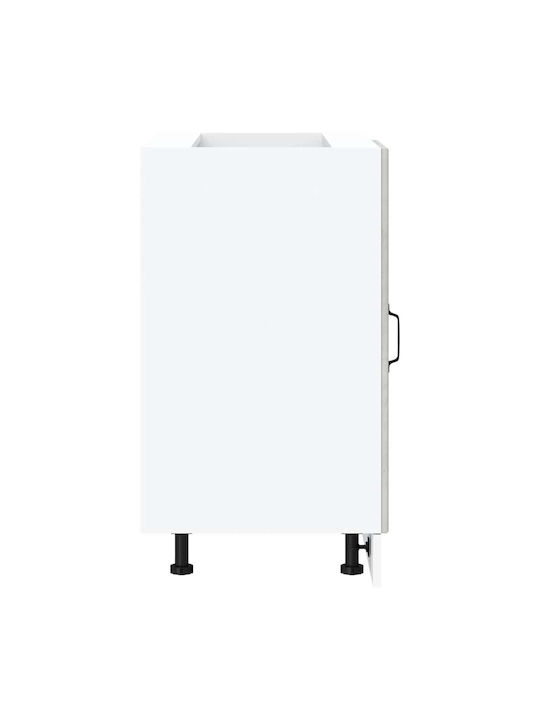 Dulap de Colț pardoseală Gri 86x46x81.5buc