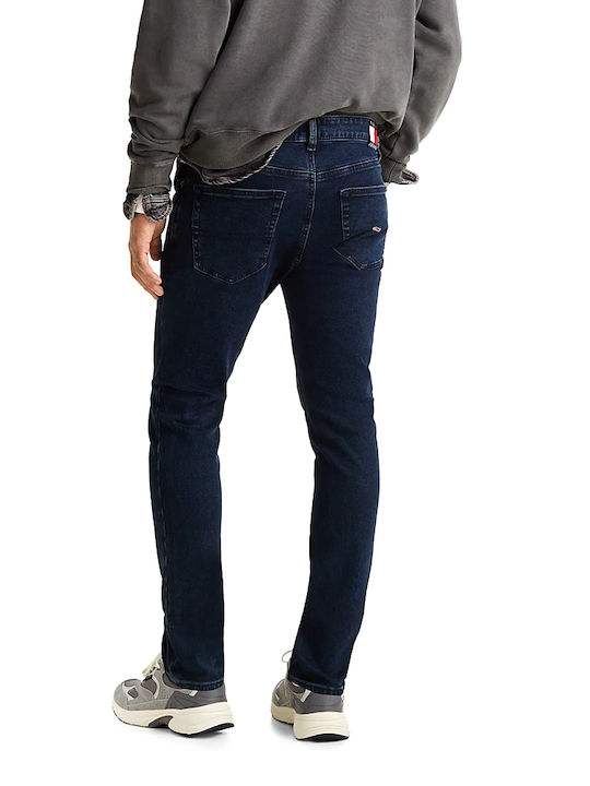Austin Men's Jeans Pants Elastic with Slim Tapered Fit Blue