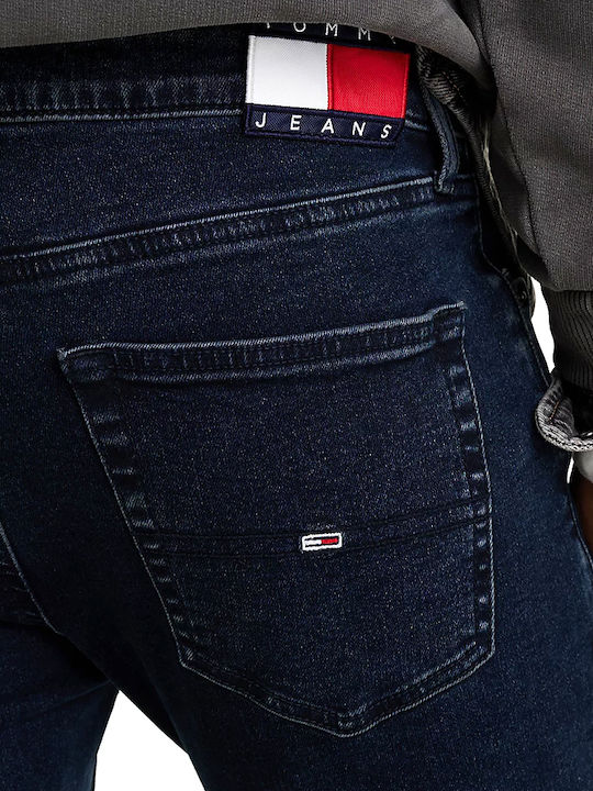 Austin Men's Jeans Pants Elastic with Slim Tapered Fit Blue