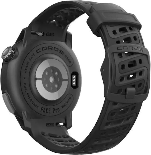 Coros Pace Pro GPS 46mm Smartwatch with Heart Rate Monitor (Black)