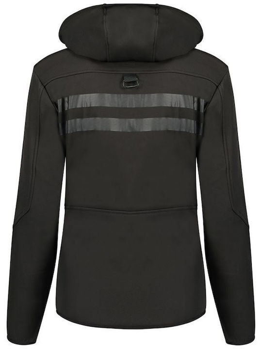 3 în 1 de Iarnă Jachetă Softshell Impermeabilă și Rezistentă la Vânt Black, Pink