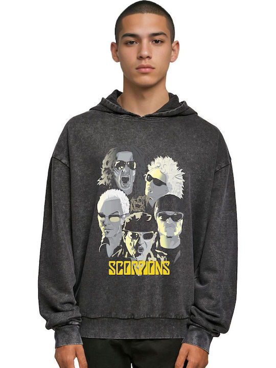 Oversized Premium Hoodie Scorpions Rock Avenue Black Oversized Premium Hoodie Scorpions Rock Avenue Black