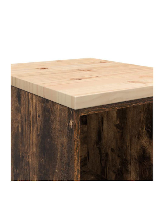 Garagenschränke 2 Stk. Rauchige Eiche Holzwerkstoff Braun 40 x 51 x 85 cm