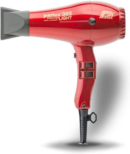Parlux 385 Power Light Ionic Επαγγελματικό Πιστολάκι Μαλλιών 2150W Red