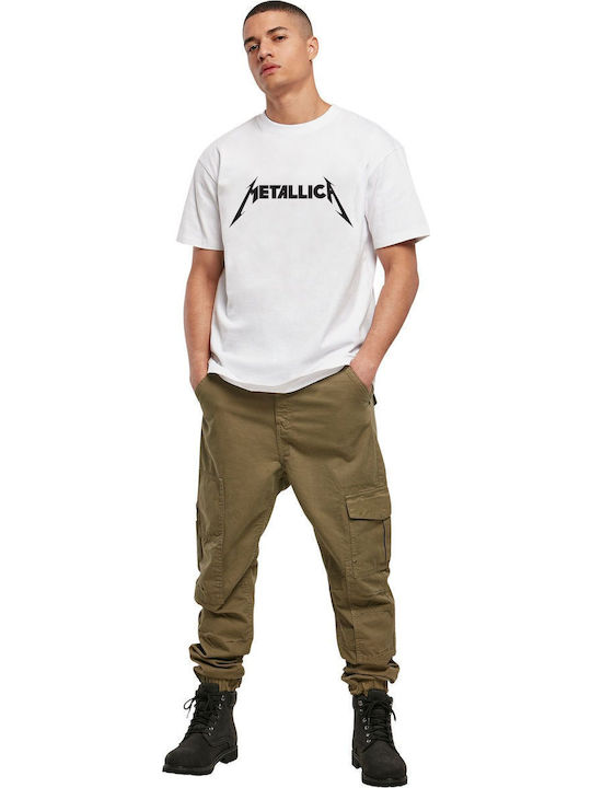 T-shirt Metallica Logo Art Rock Avenue White
