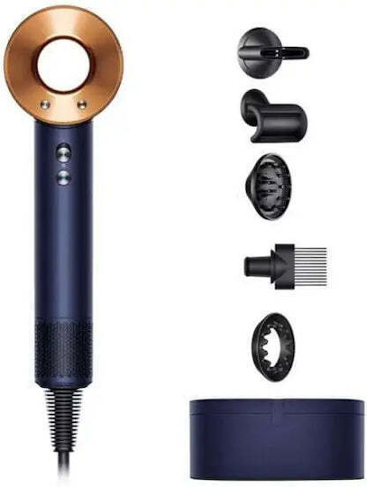 Dyson Supersonic HD07 Ionic Professional Hair Dryer with Diffuser 1600W Dark Blue / Bright Copper 412525-01