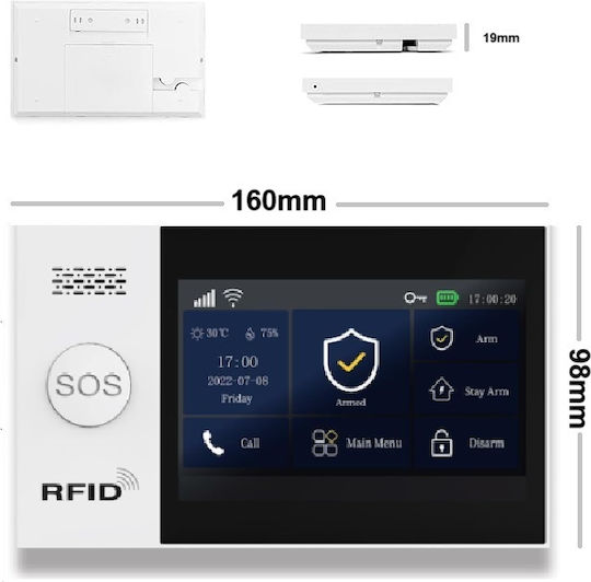 PGST Drahtlos Alarmsystem (Wi-Fi)