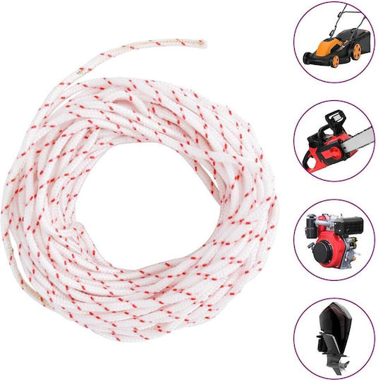 vidaXL Rope Diameter 3mm Length 10m White
