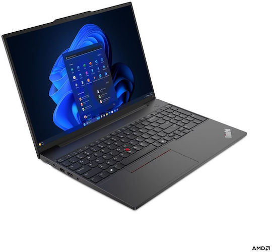 Lenovo ThinkPad E16 Gen 2 (AMD) 16" IPS FHD+ (Райзън 7-7735HS/16ГБ/512ГБ SSD/W11 Pro) (GR Клавиатура)