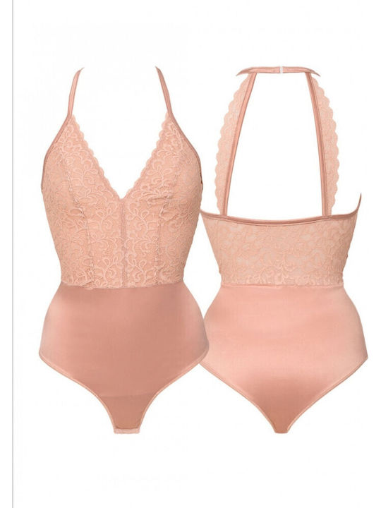 Lace Lycra Bodysuit Impressive Back Miss Rosy 7269