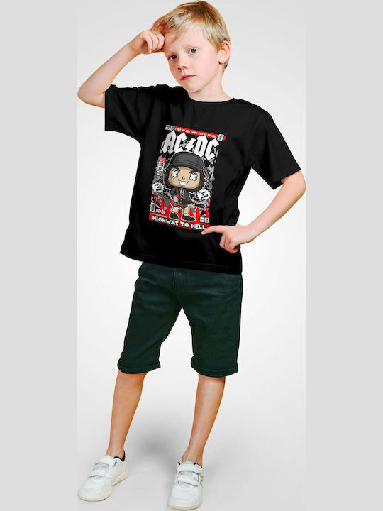 Παιδικό T-shirt Black Angus Young Acdc