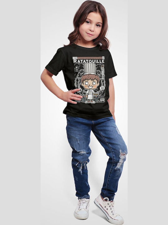 Kids' T-shirt Black Ratatouille Linguini