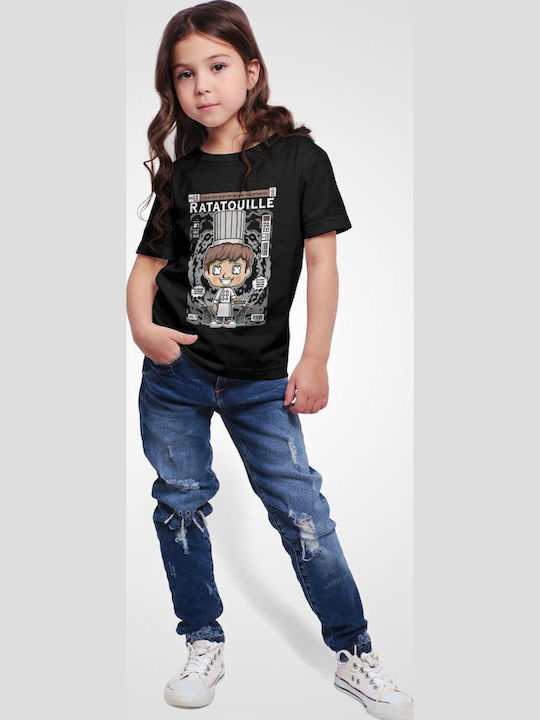 Kids' T-shirt Black Ratatouille Linguini