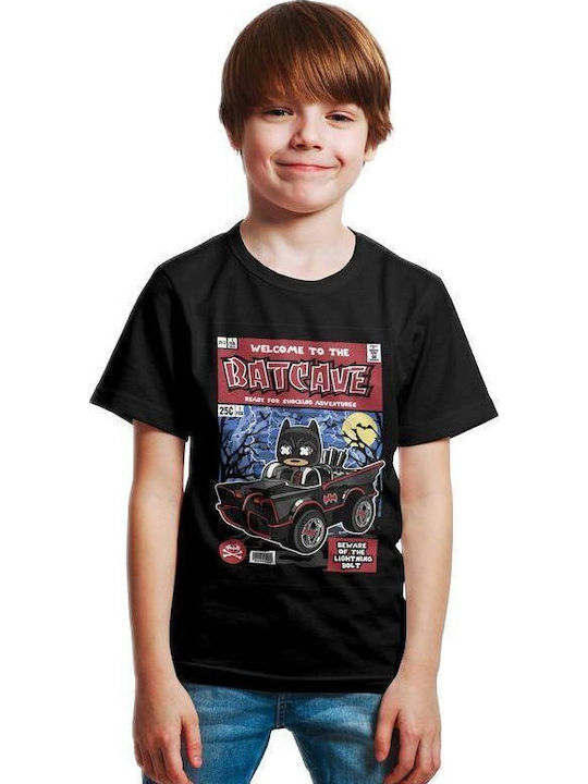 Παιδικό T-shirt Black Bat Mobile