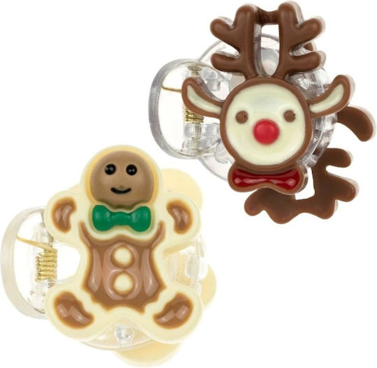 Invisibobble Сет Щипки За Коса Clipstar Бели 3 Бройки