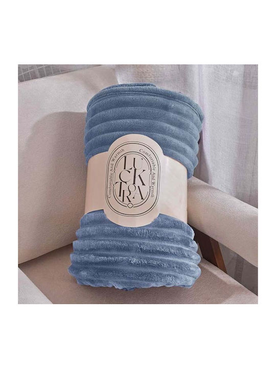 SpitiBazaar Blanket Velvet Queen 220x240cm Blue
