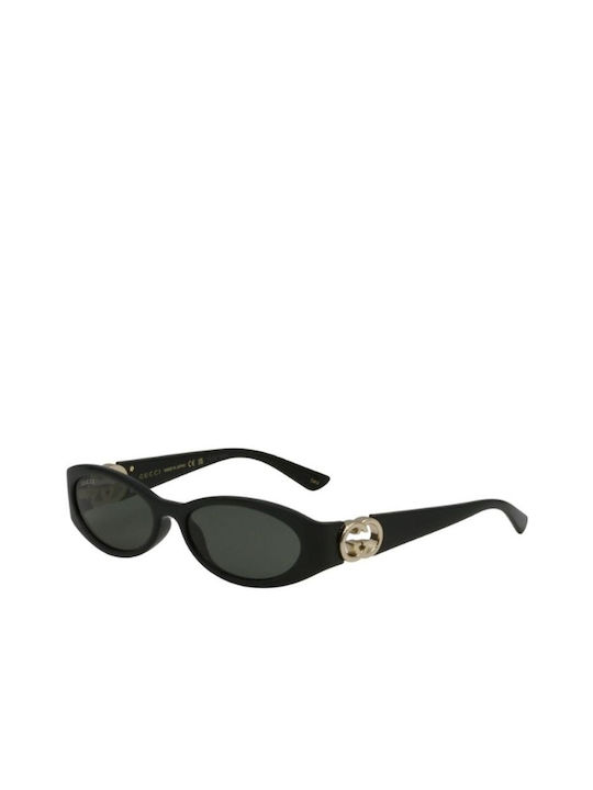 Gucci Women's Sunglasses with Black Plastic Frame and Black Lens GG1660S 001