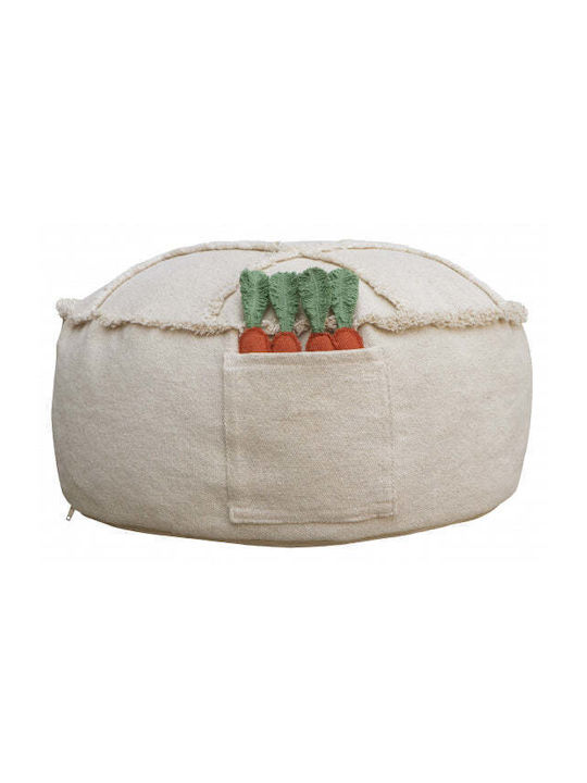 Bean Bag Chair Waterproof Canals Beige 50x50x20cm