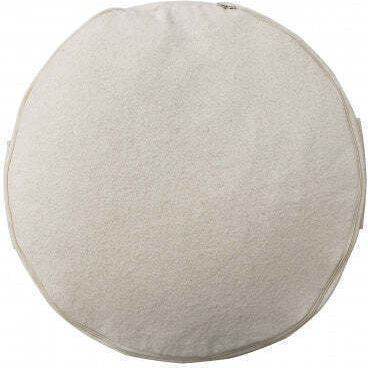 Sitzsack Hocker Wasserdicht Canals Beige-Braun 50x50x20cm