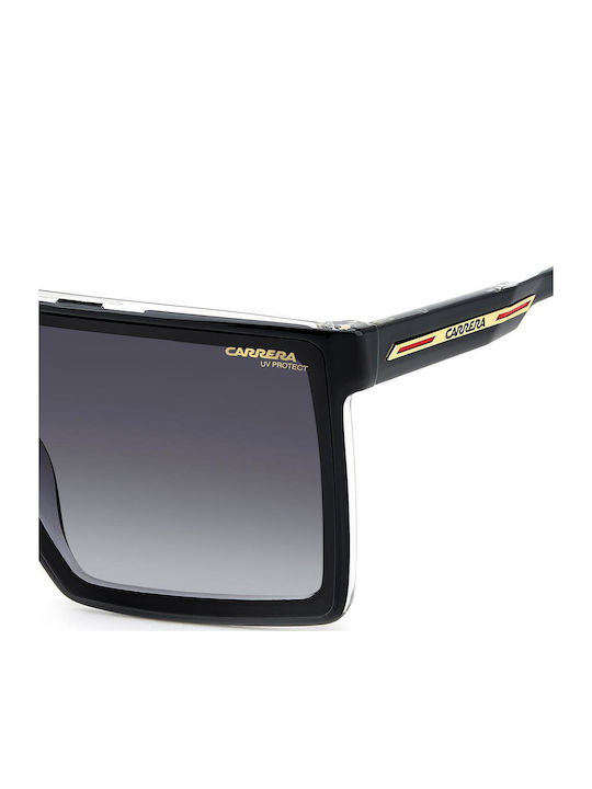 Carrera Men's Sunglasses with Black Plastic Frame and Gray Gradient Lens