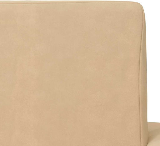 Kids Armchair Beige 52x38x34cm