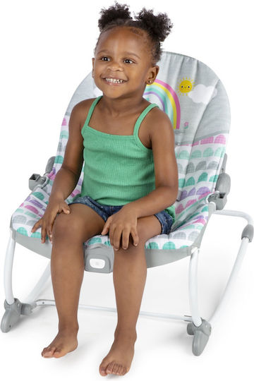 Bright Starts Electric Baby Relax Rosy Rainbow 2-in-1 with Vibration Multicolour