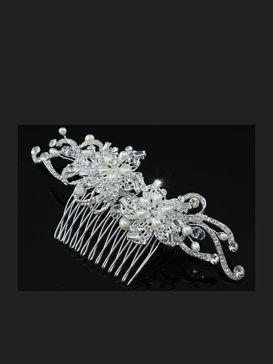 Bridal Handmade Hair Comb Real Freshwater Pearls Swarovski Crystals Prada