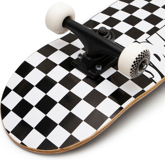 Speed Demons Skate Checkers Complete Shortboard Μαύρο