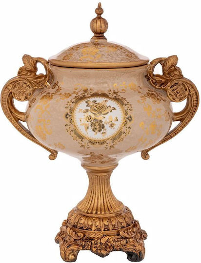 Iliadis Dekorative Schokoladenglas Polyresin Gold 34x26 cm Iliadis Dekorative Schokoladenglas Polyresin Gold 34x26 cm