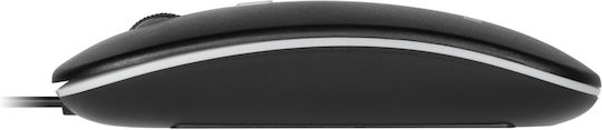 Rebel WDM210 Cu fir Mouse Negru