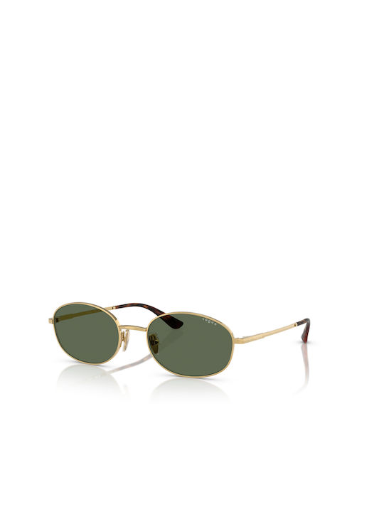 Vogue Sunglasses with Gold Metal Frame and Green Lens VO4323S 280/71