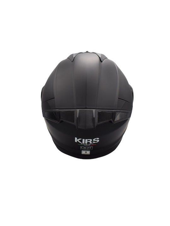 Matt Black Motorcycle Helmet Full Face with Sunvisor