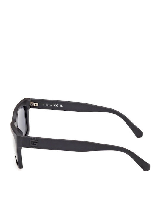Guess Bărbătești Ochelari de soare cu Negru Cadru și Negru Oglindă Lentilă GU00121 02D