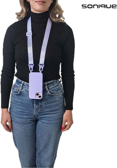 Silicone Case Strap Carryhang Sonique Xiaomi Xiaomi 14t Lilac