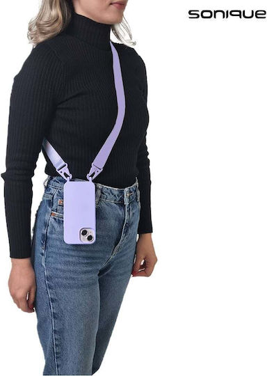 Silicone Case Strap Carryhang Sonique Xiaomi Xiaomi 14t Lilac