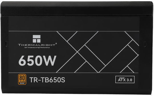 Thermalright TB-650S 650W Schwarz Computer-Netzteil Voll verkabelt 80 Plus Bronze