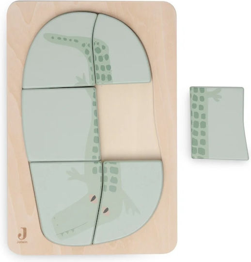 Wooden Kids Peg Puzzle 6pcs Jollein