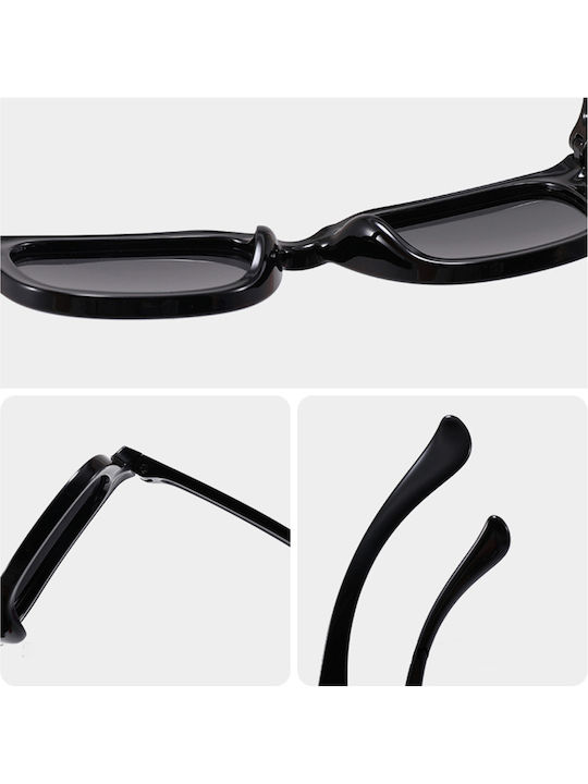 Techsuit Square Kids Sunglasses with Polarized Black Lens for 3-12 Years